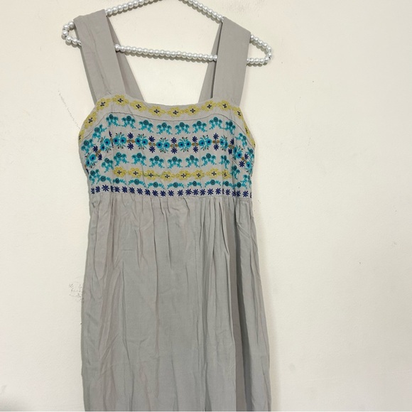 Natural Life Hannah Embroidered Smocked Jumpsuit SIZE SMALL - Picture 3 of 9